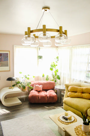 Harlow Chandelier 35.5" - Lifestyle [H403808-AGB]