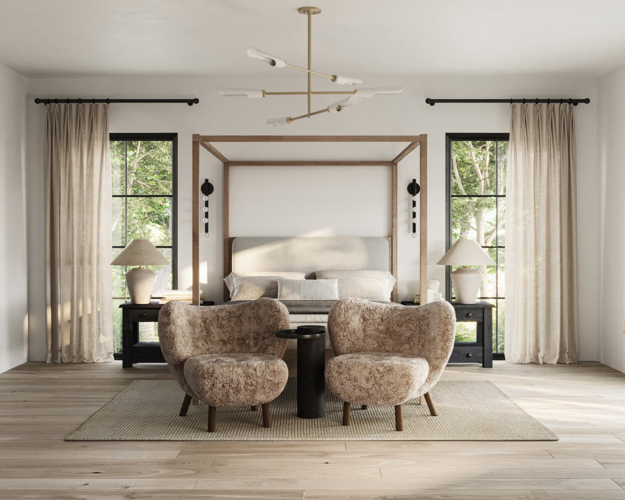 Sutter Wall Sconce - Lifestyle [H823104-GRA]