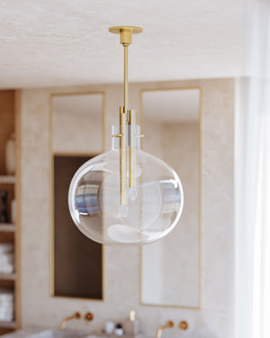 Hempstead Pendant 18.25" - Lifestyle [3918-AGB]