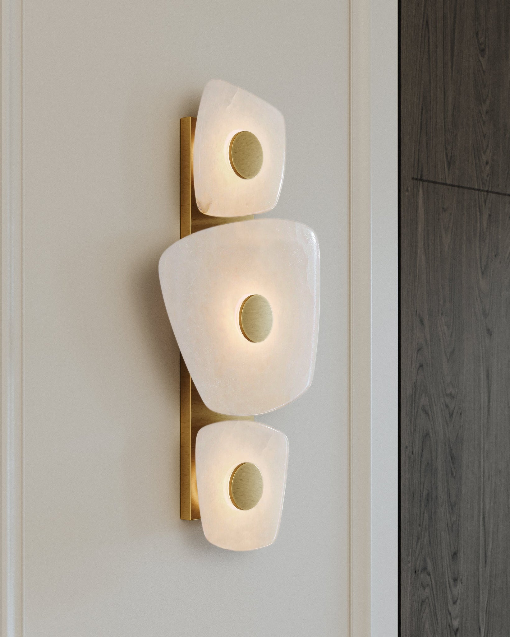 Holmdel Wall Sconce - Lifestyle [7803-AGB]