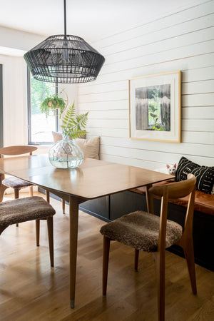 Hunters Point Chandelier 28" styled in a two-story entry for warm, layered light at Laurie Yapp Home.