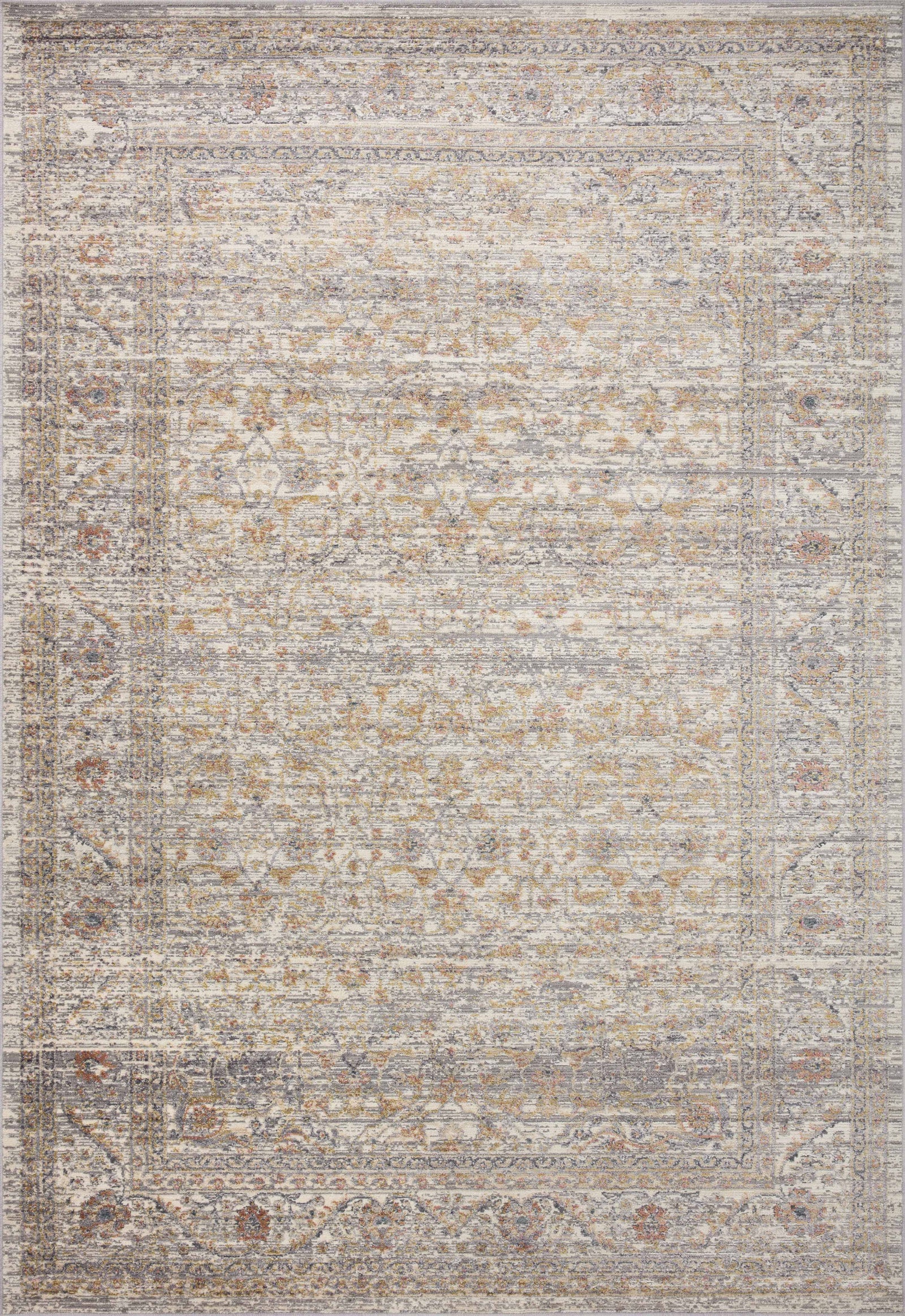 front view of Indra Stone / Multi luxury Rug