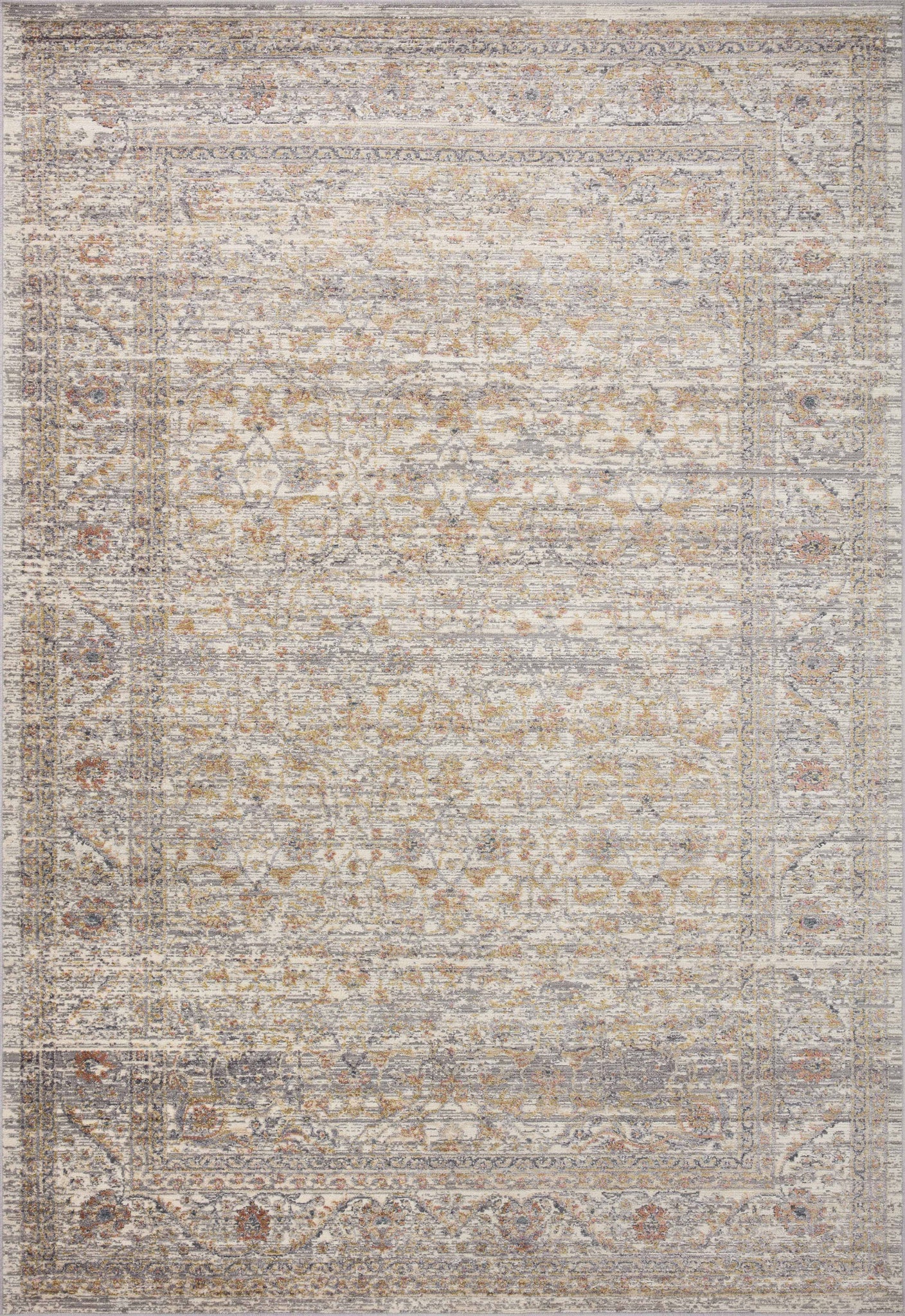 front view of Indra Stone / Multi luxury Rug