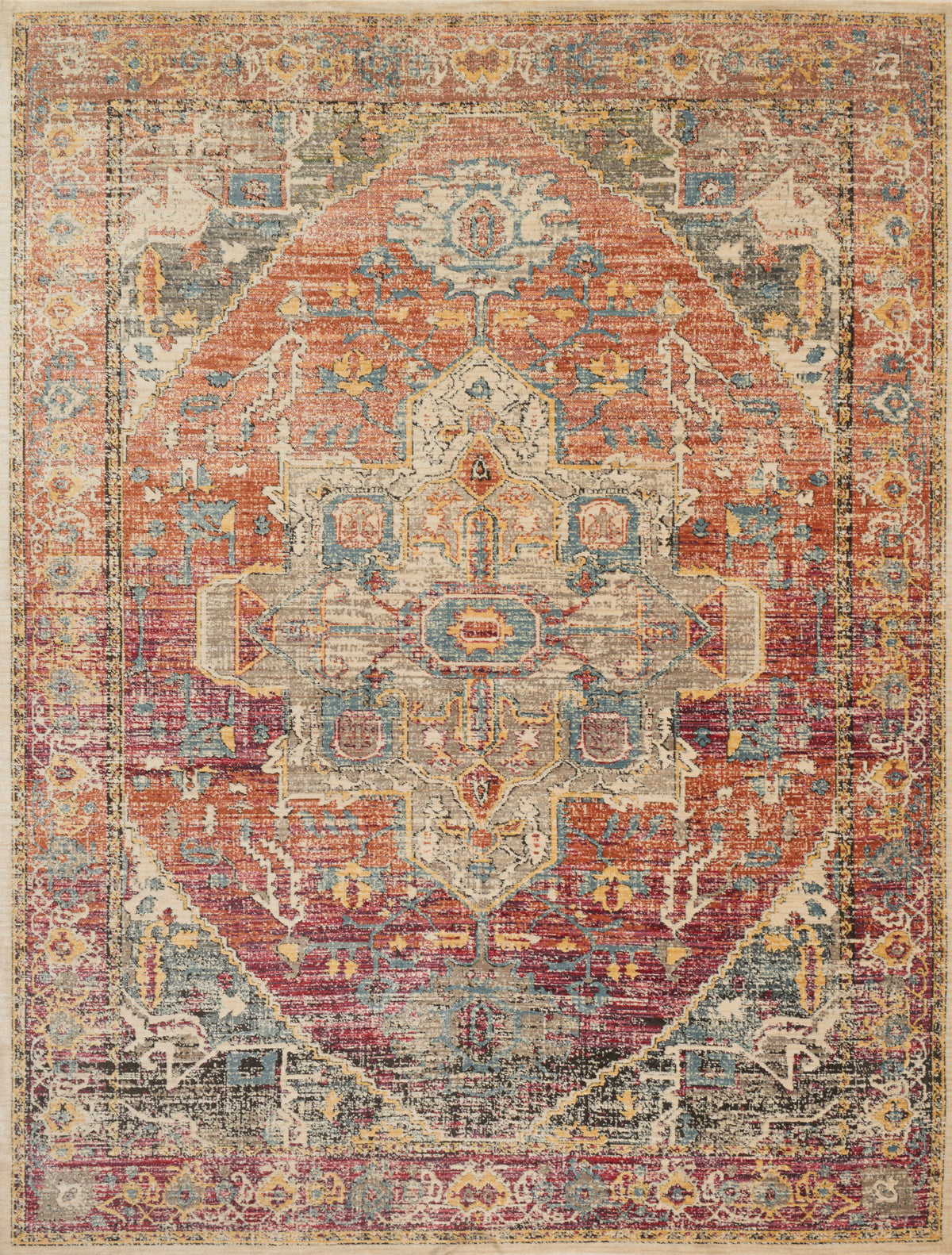 Javari Berry / Sunrise — a Loloi rug at Laurie Yapp Home.