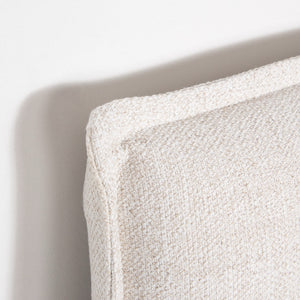 Julia King Bed - Cream