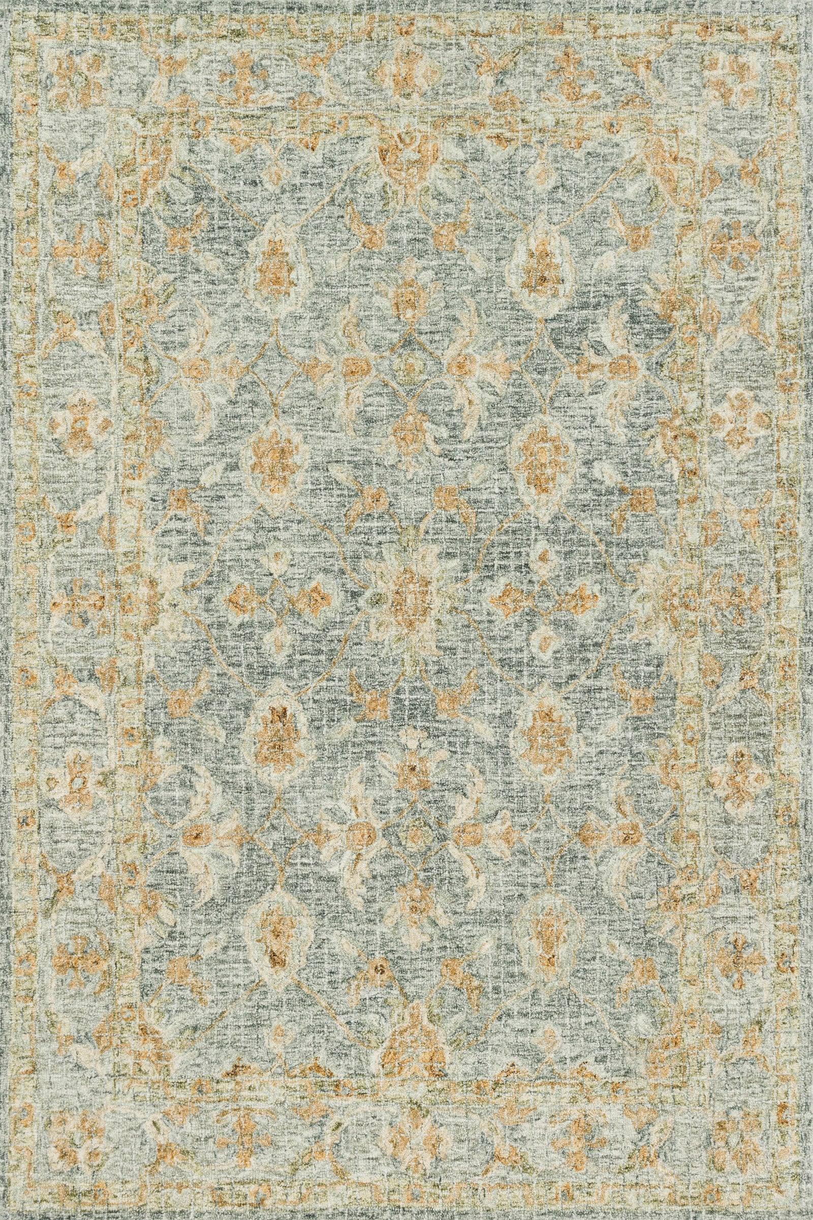 front view of Kayla Shag Beige luxury Rug