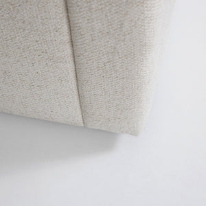 June Double Storage Bed - Cream