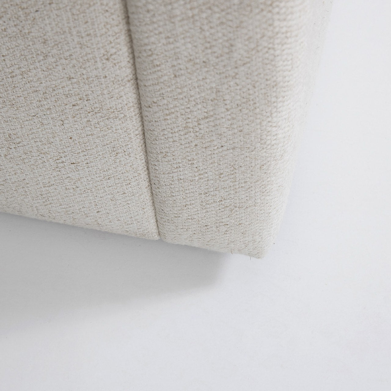 June Queen Storage Bed - Cream