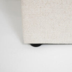 June Queen Storage Bed - Cream