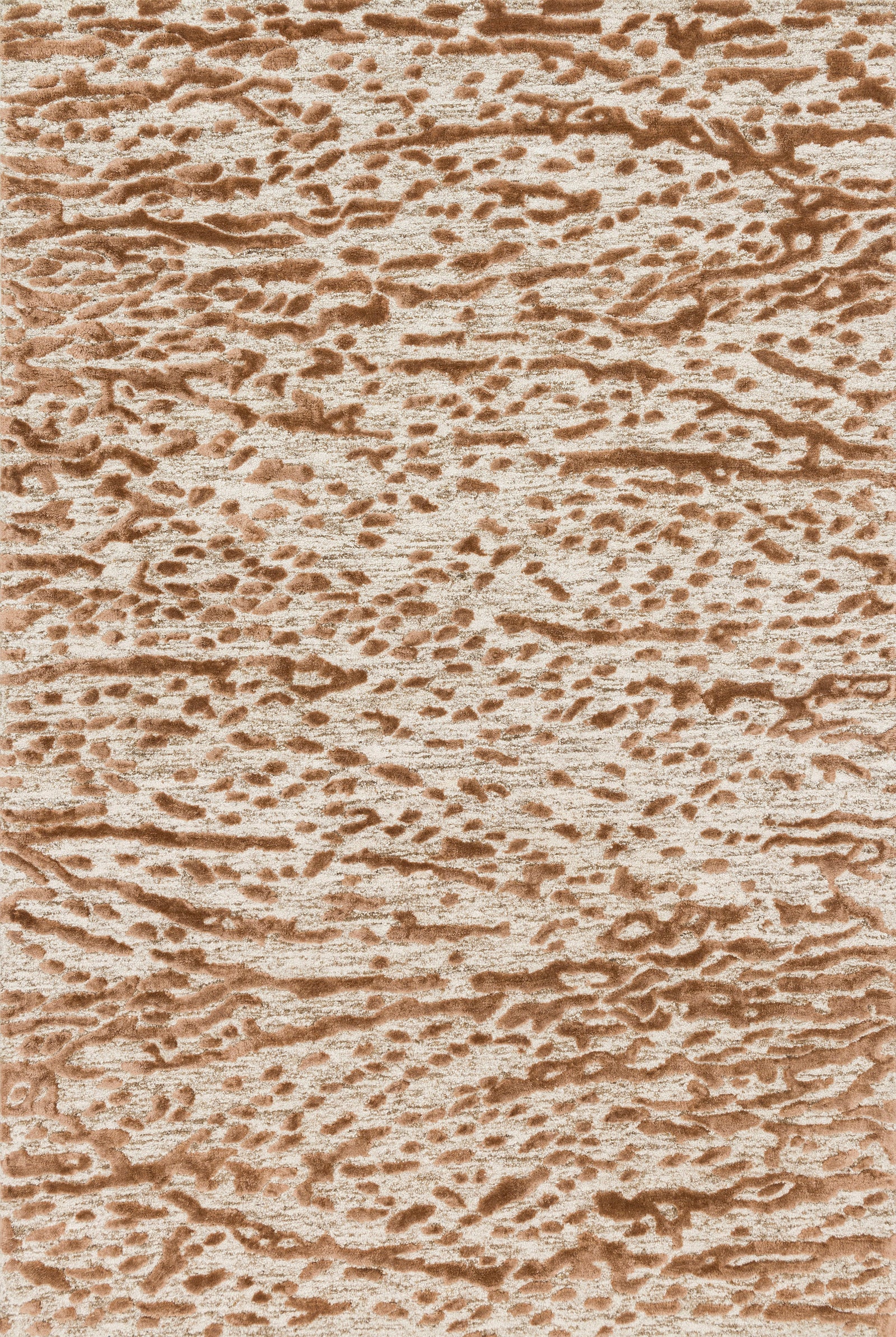 Juneau Oatmeal / Terracotta rug — Loloi