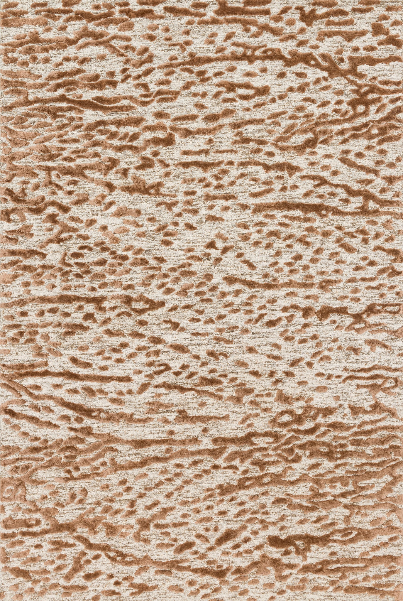 Juneau Oatmeal / Terracotta rug — Loloi