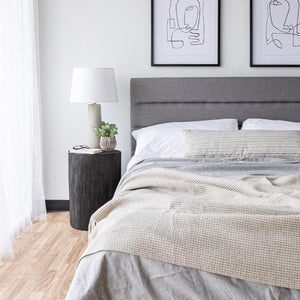Justin Double Storage Bed - Greige