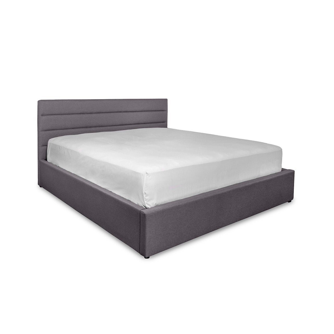 Justin King Bed - Greige