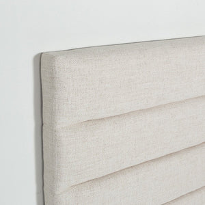 Justin Double Bed Tall - Cream