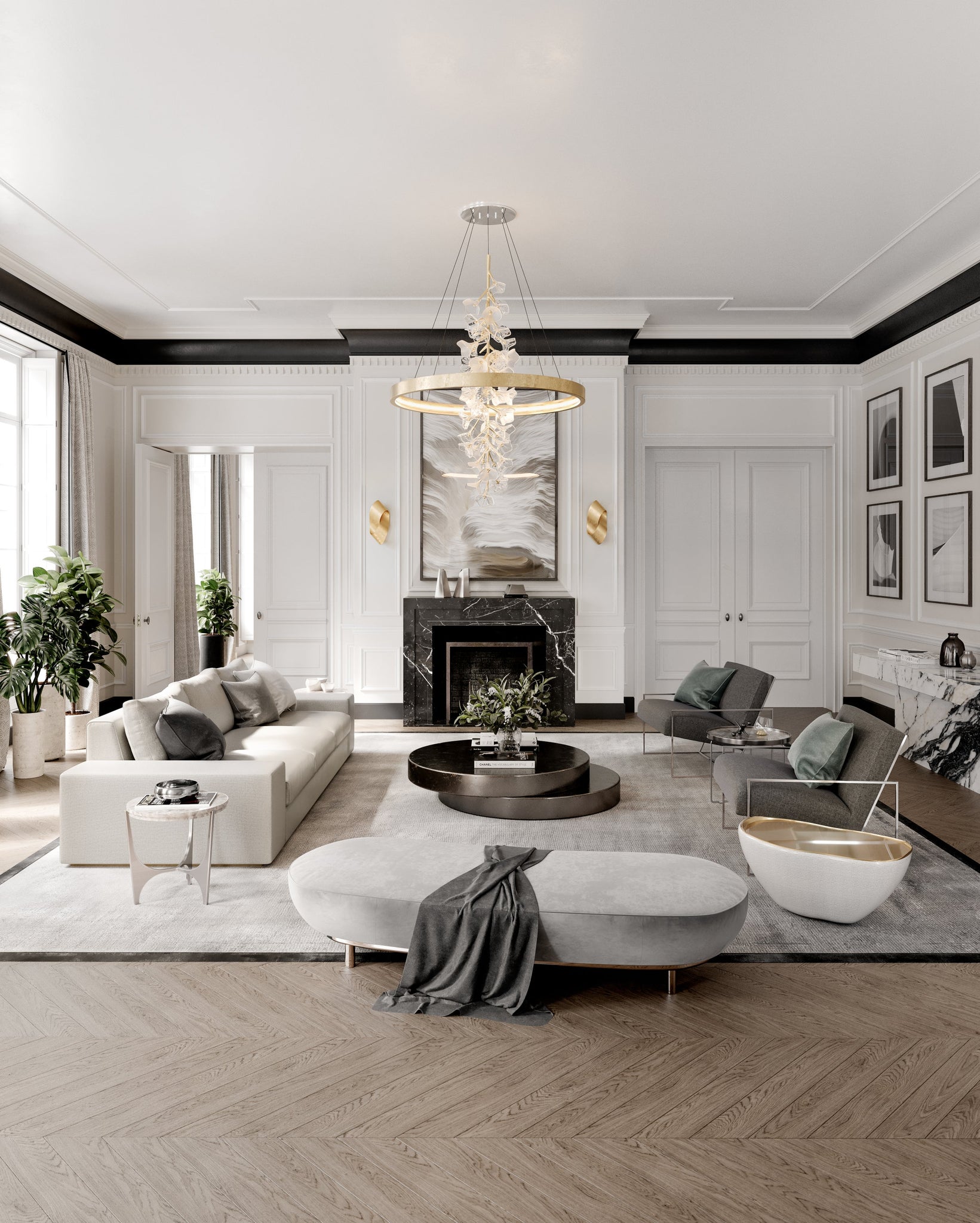 Lazlo Wall Sconce - Lifestyle [327-01-VGL]