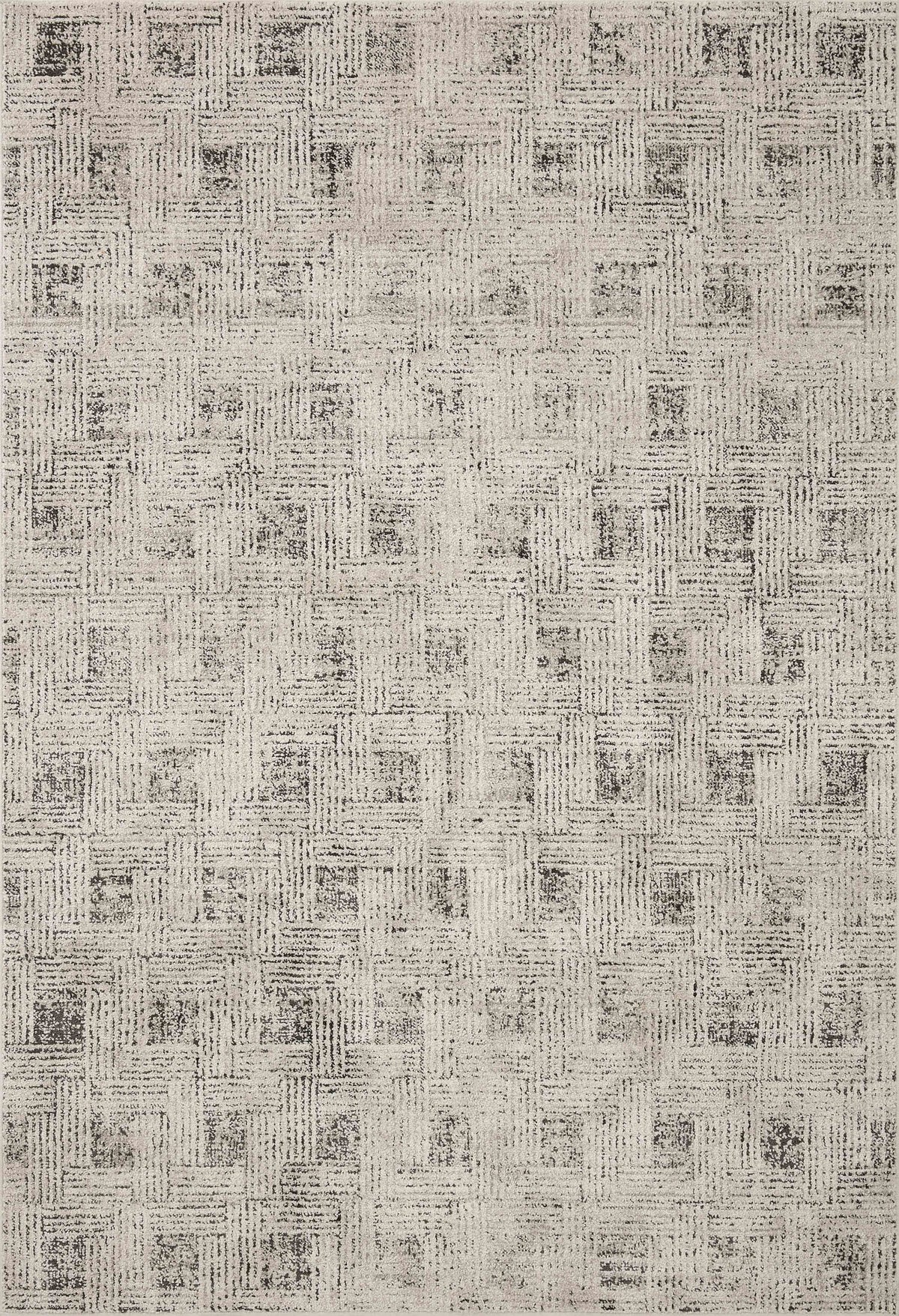 front view of Kamala Grey / Graphite luxury Rug