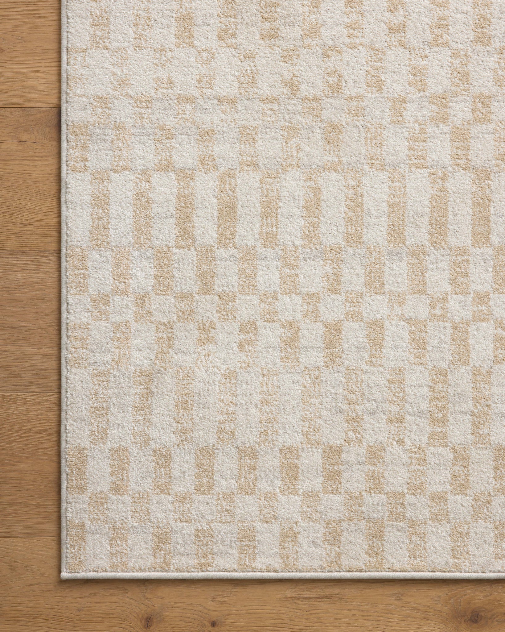 lifestyle view of Kamala Ivory / Natural luxury Rug
