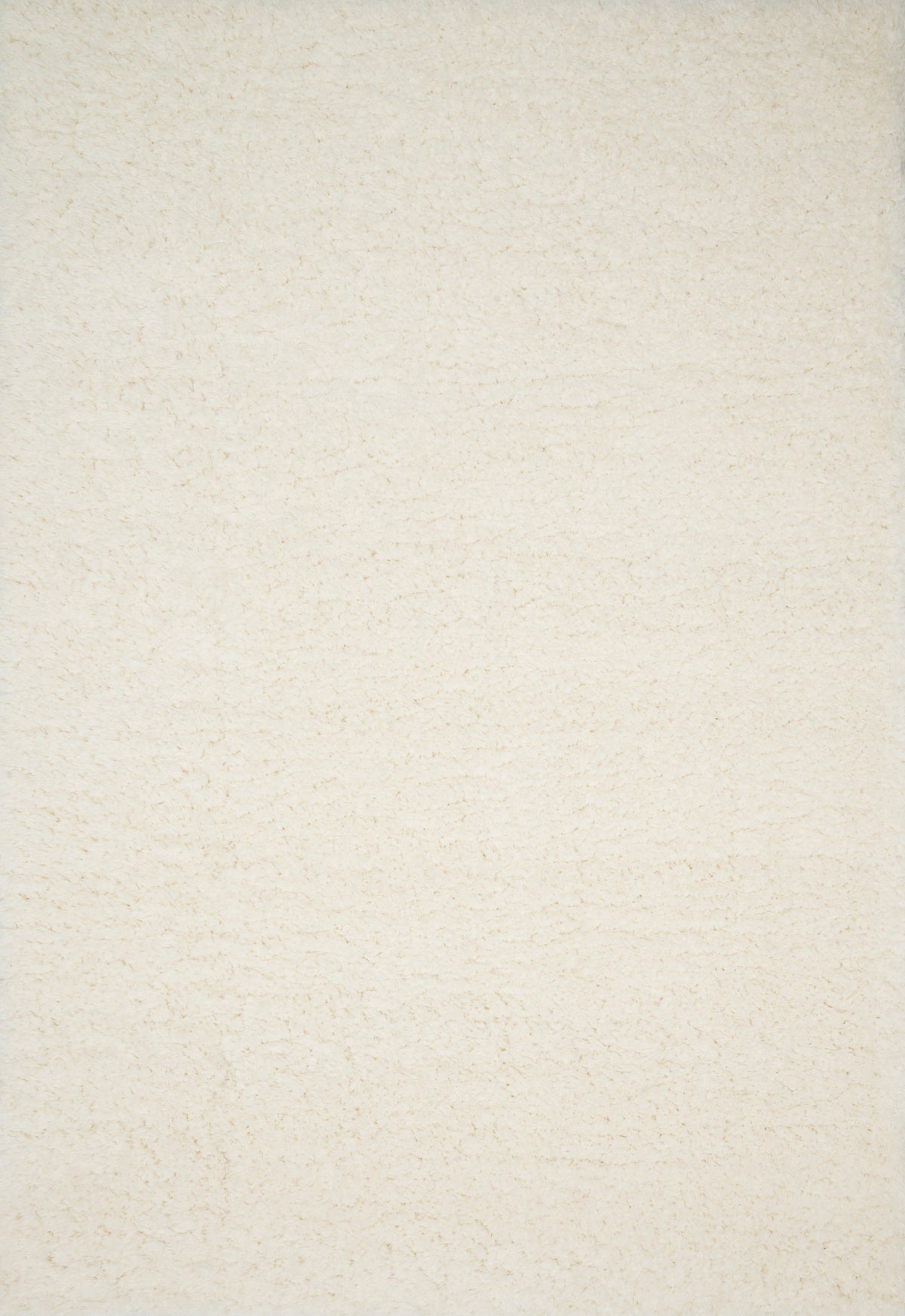front view of Kayla Shag Ivory luxury Rug