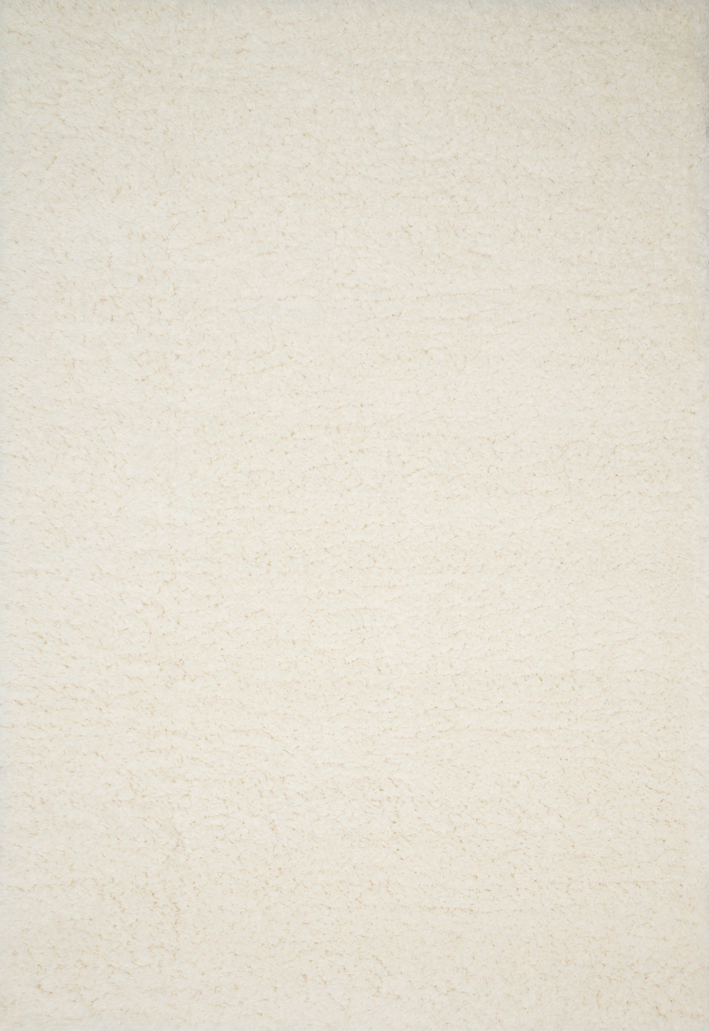 front view of Kayla Shag Ivory luxury Rug
