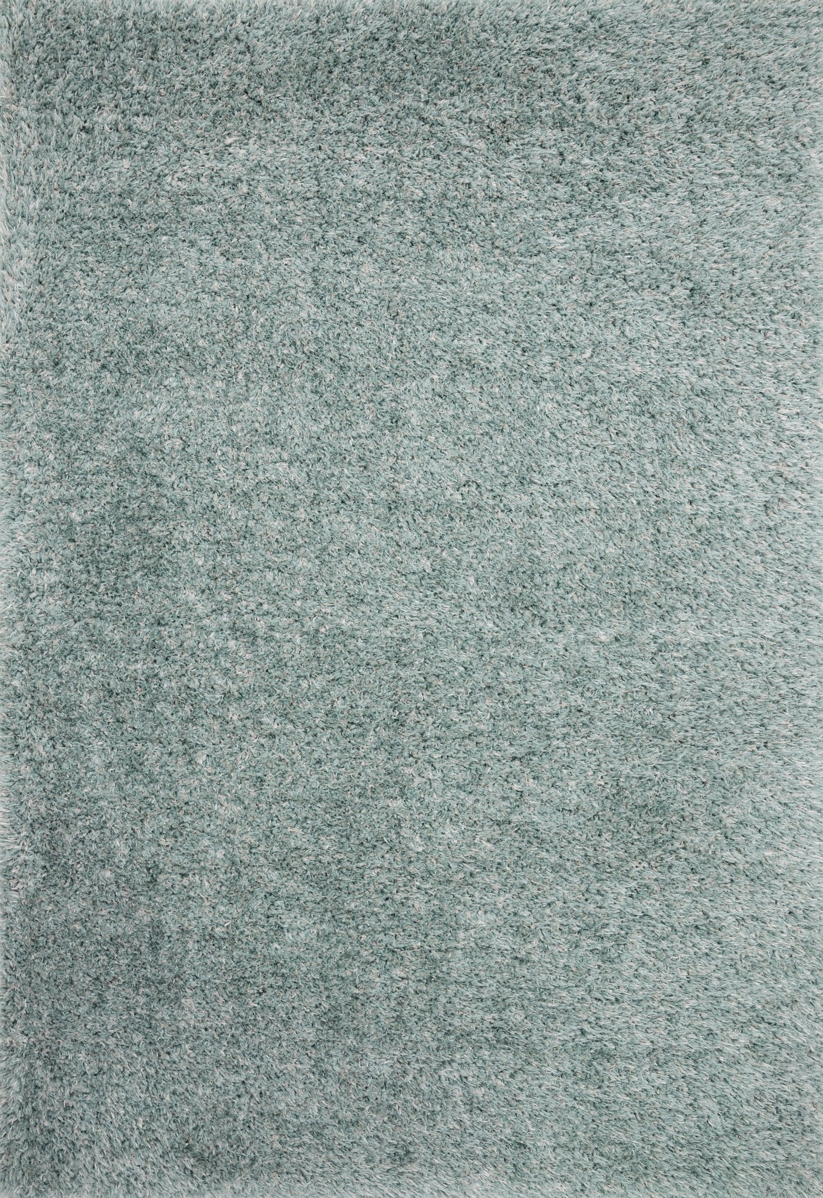 front view of Kayla Shag Spa luxury Rug