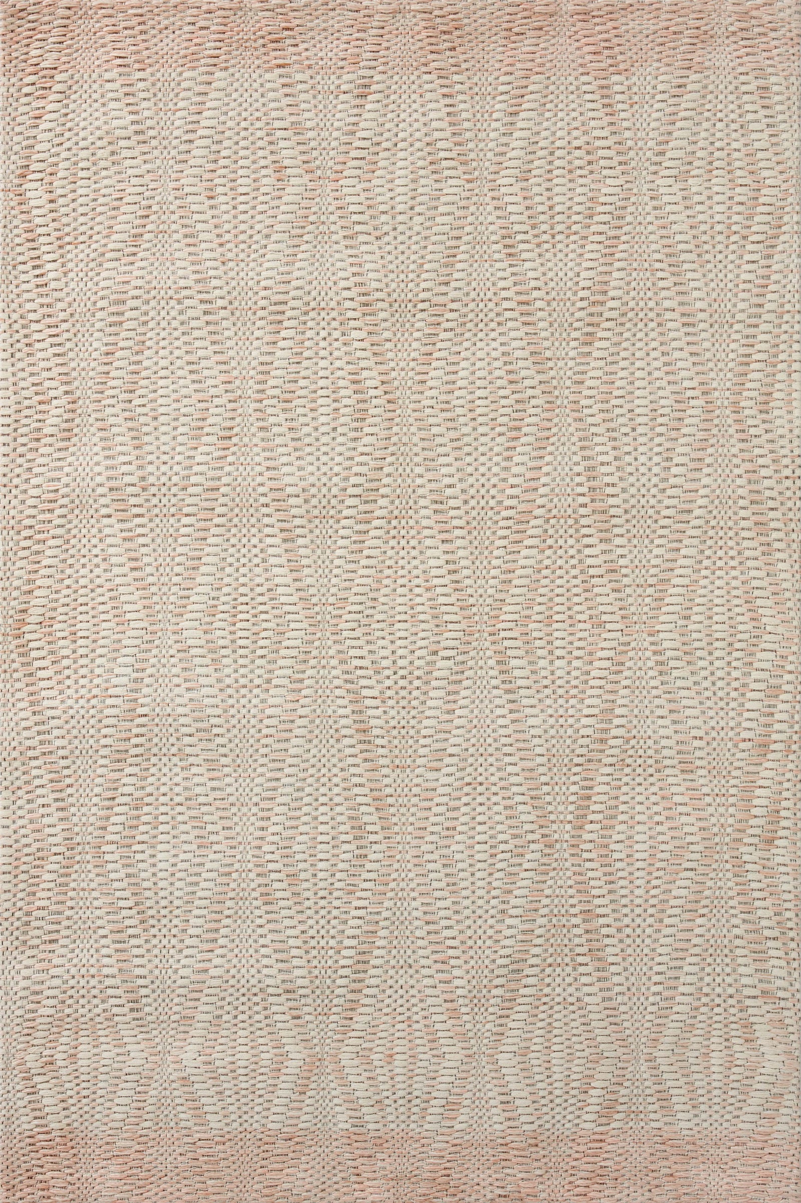 front view of Kenzie Ivory / Blush luxury Rug