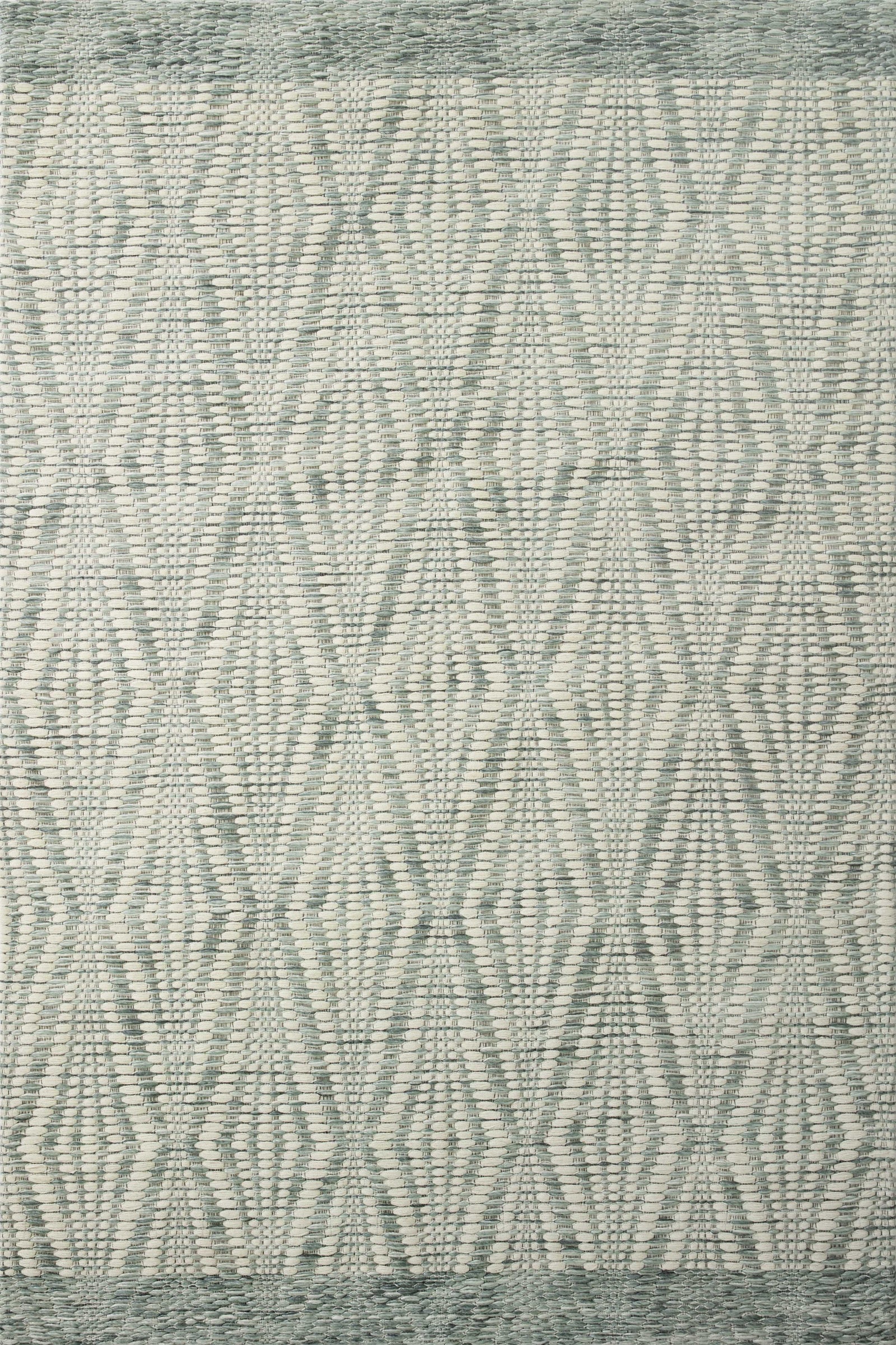 front view of Kenzie Ivory / Sage luxury Rug