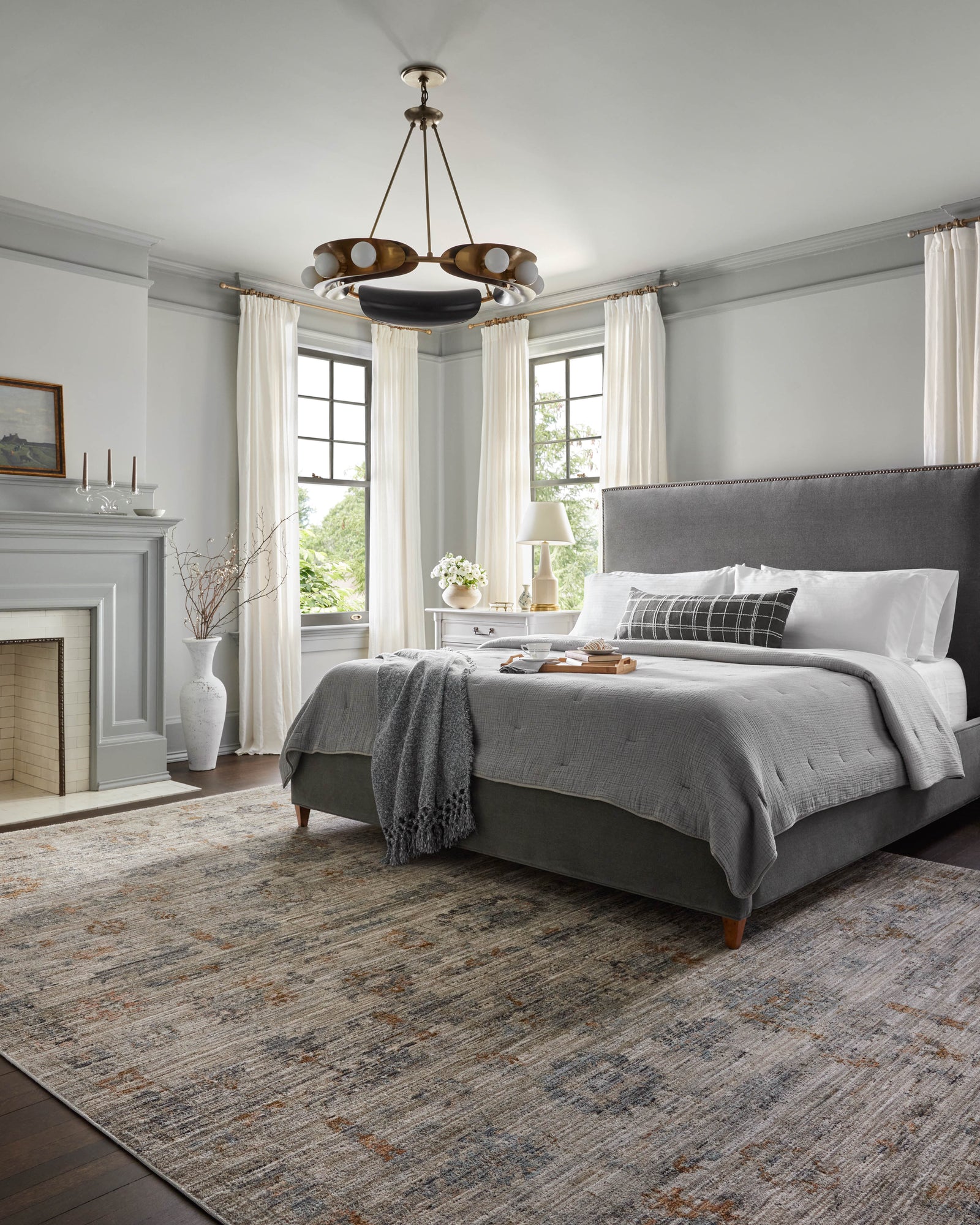 Katherine Pebble / Ocean — a Loloi rug at Laurie Yapp Home.