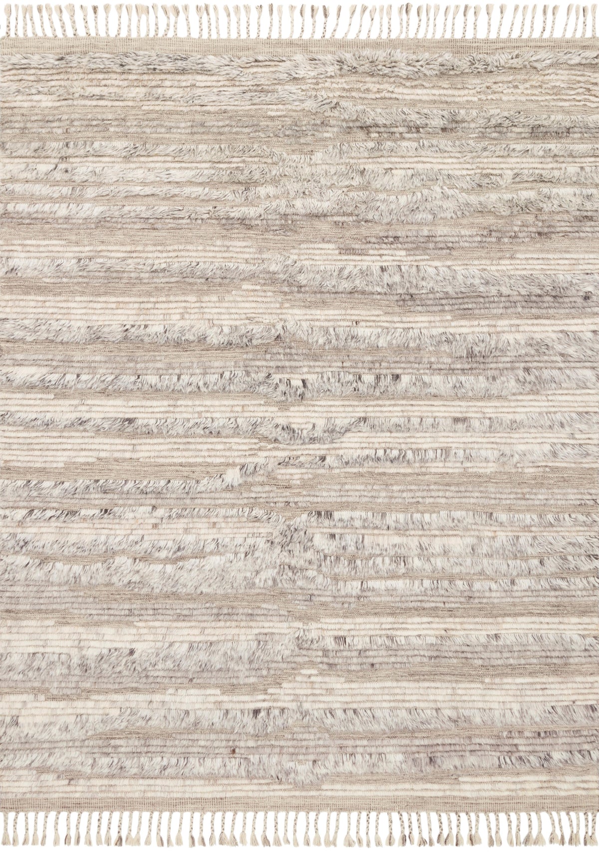 front view of Khalid Natural / Ivory luxury Rug