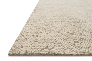 side view of Kopa Cream / Ivory luxury Rug