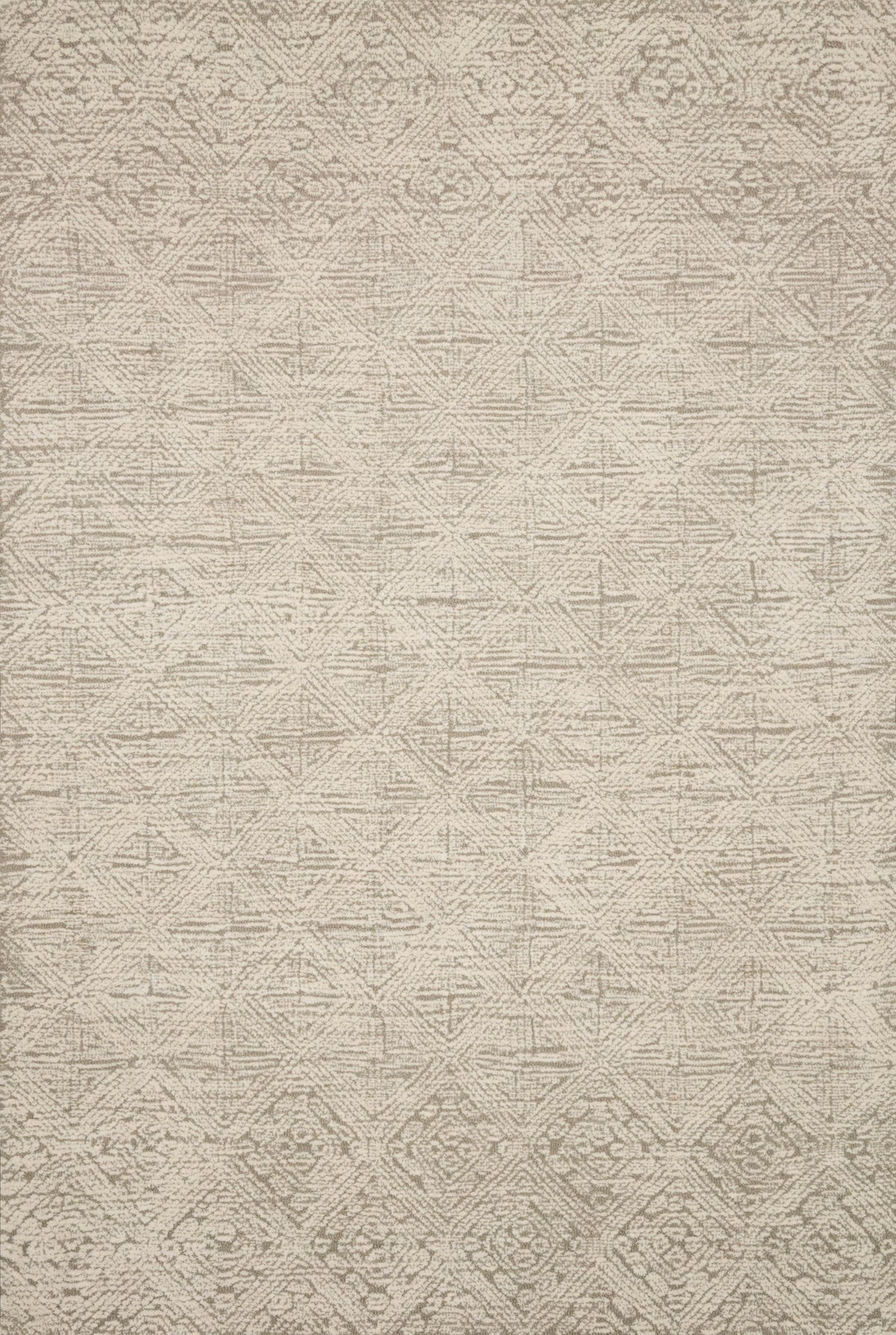 front view of Kopa Cream / Ivory luxury Rug