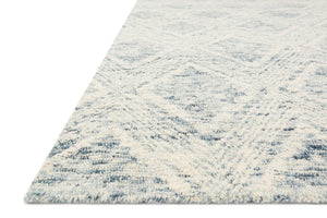 angle view of Kopa Denim / Ivory luxury Rug