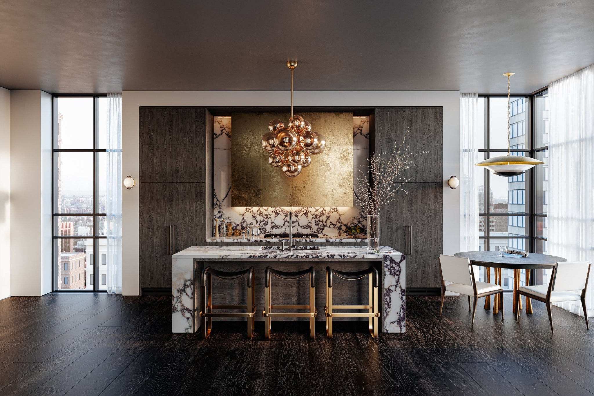 Zurich Wall Sconce - Lifestyle [443-09-VB]