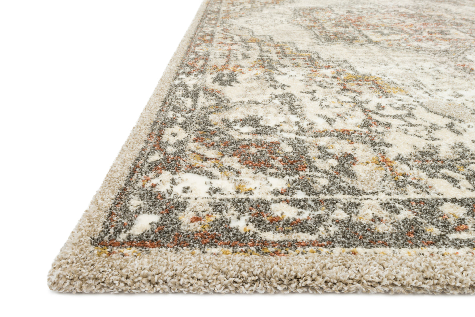 front view of Landscape Sand / Graphite luxury Rug