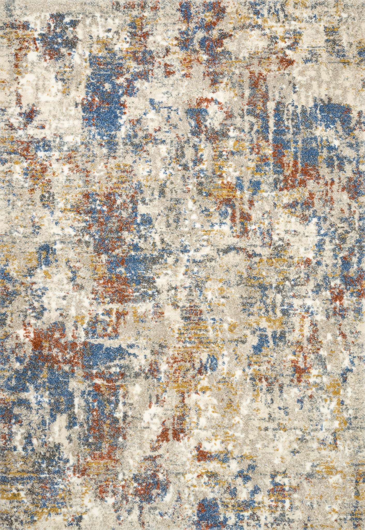 front view of Landscape Multi luxury Rug