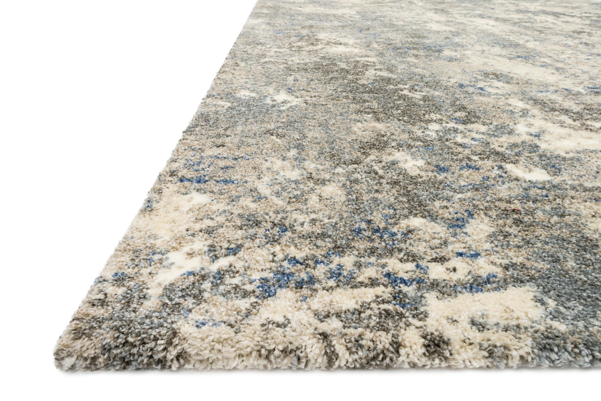 angle view of Landscape Slate luxury Rug