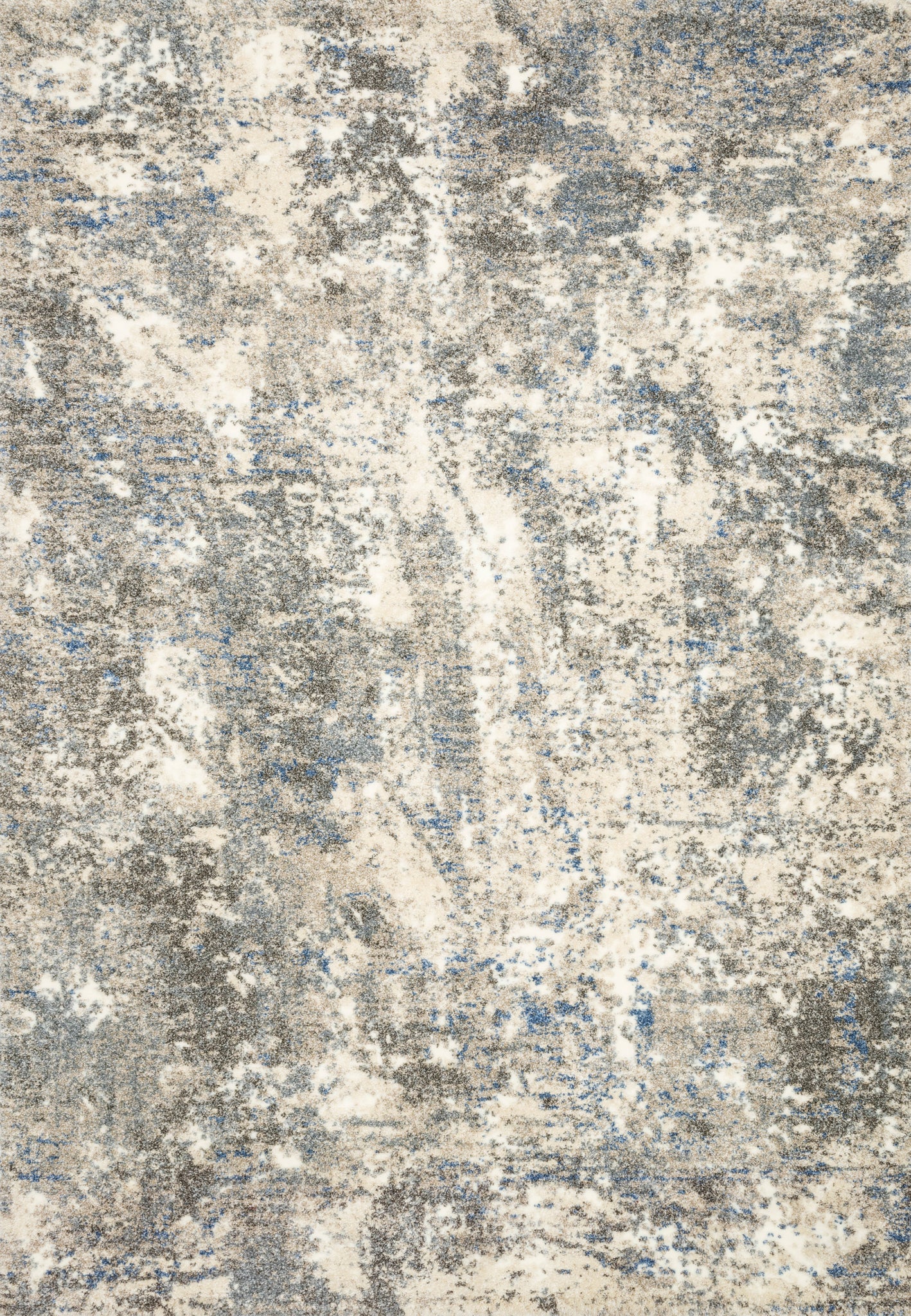 front view of Landscape Slate luxury Rug
