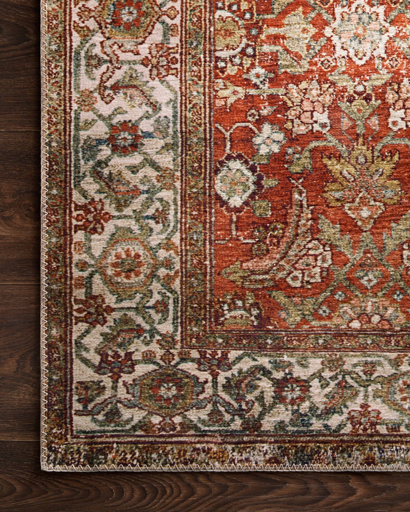 lifestyle view of Layla Ocean / Multi luxury Rug