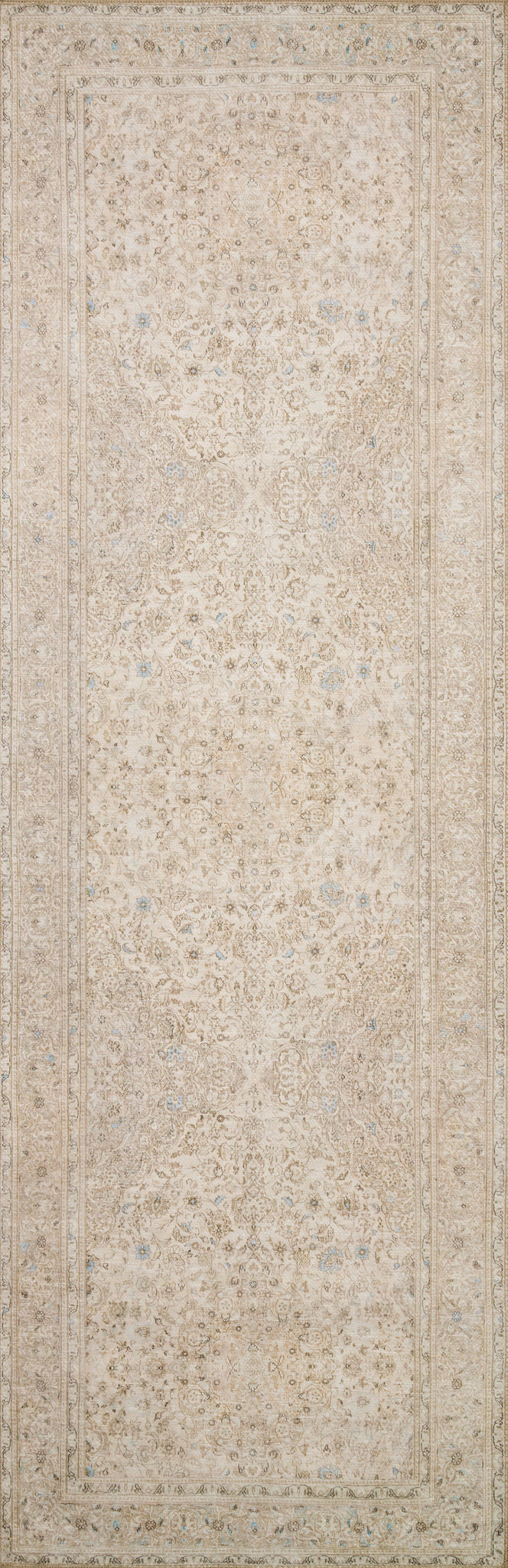 detail view of Loren Sand / Taupe luxury Rug