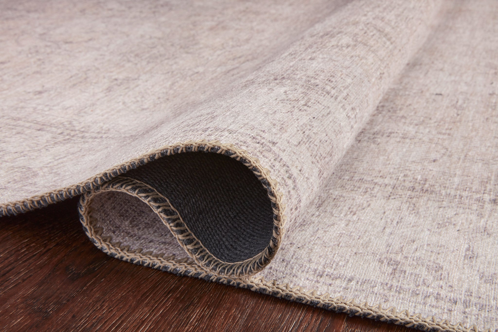 detail view of Loren Sand luxury Rug