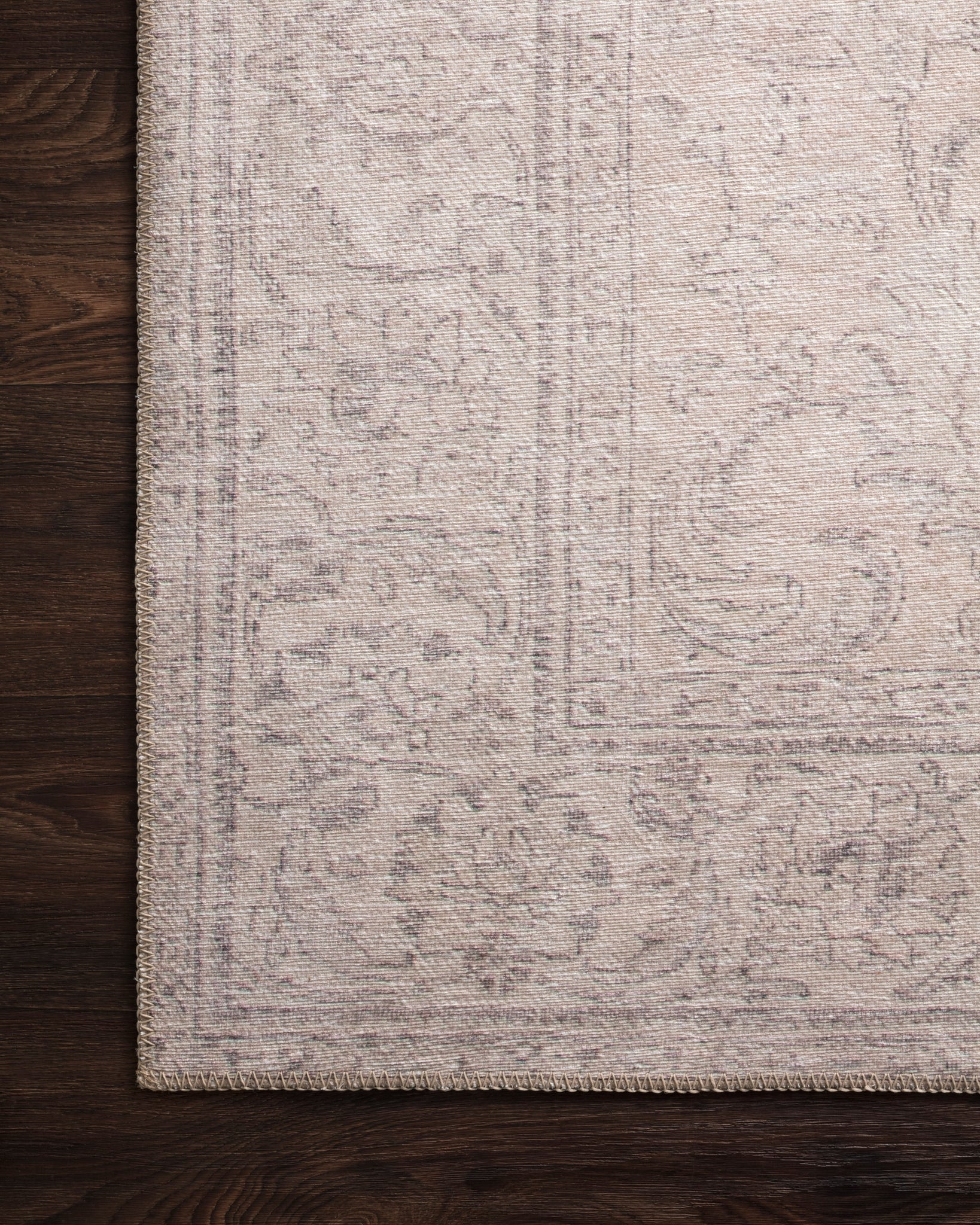 lifestyle view of Loren Sand luxury Rug