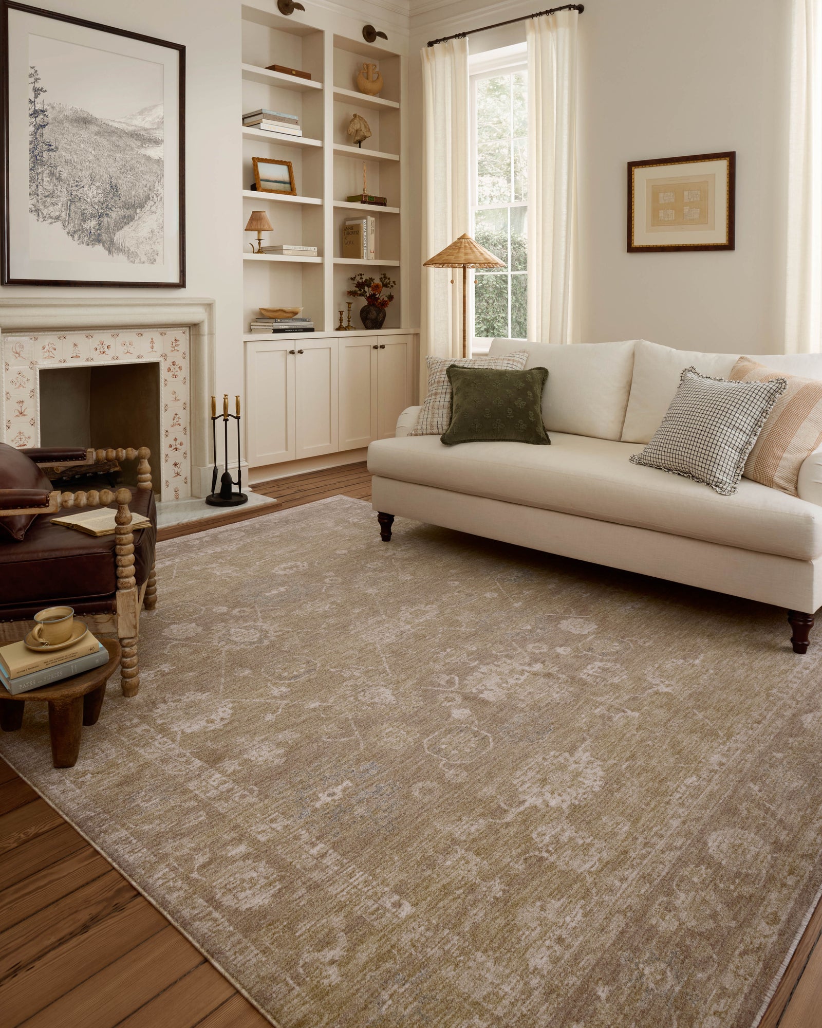 Louisa Taupe / Gold — a Loloi rug at Laurie Yapp Home.