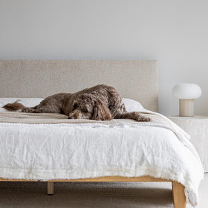 Luna Tool-free King Bed - Buff
