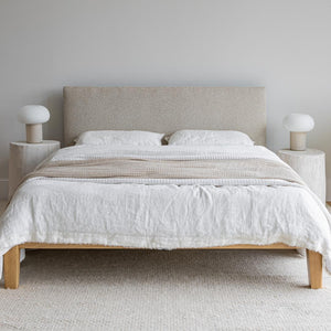 Luna Tool-free King Bed - Buff