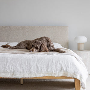 Luna Tool-free King Bed - Buff