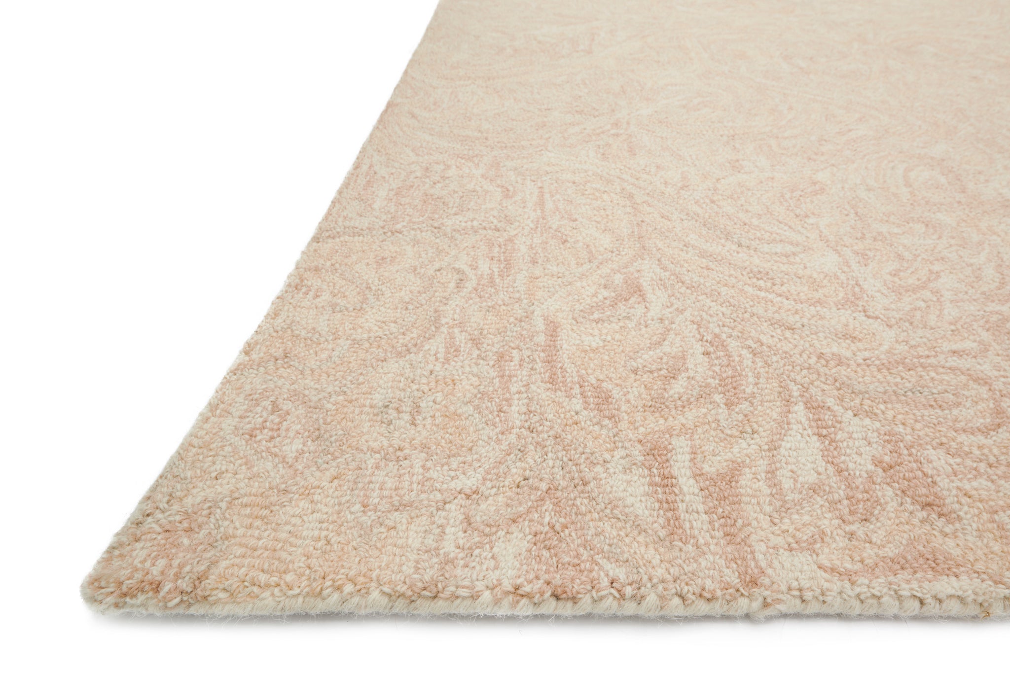 angle view of Lyle Blush luxury Rug