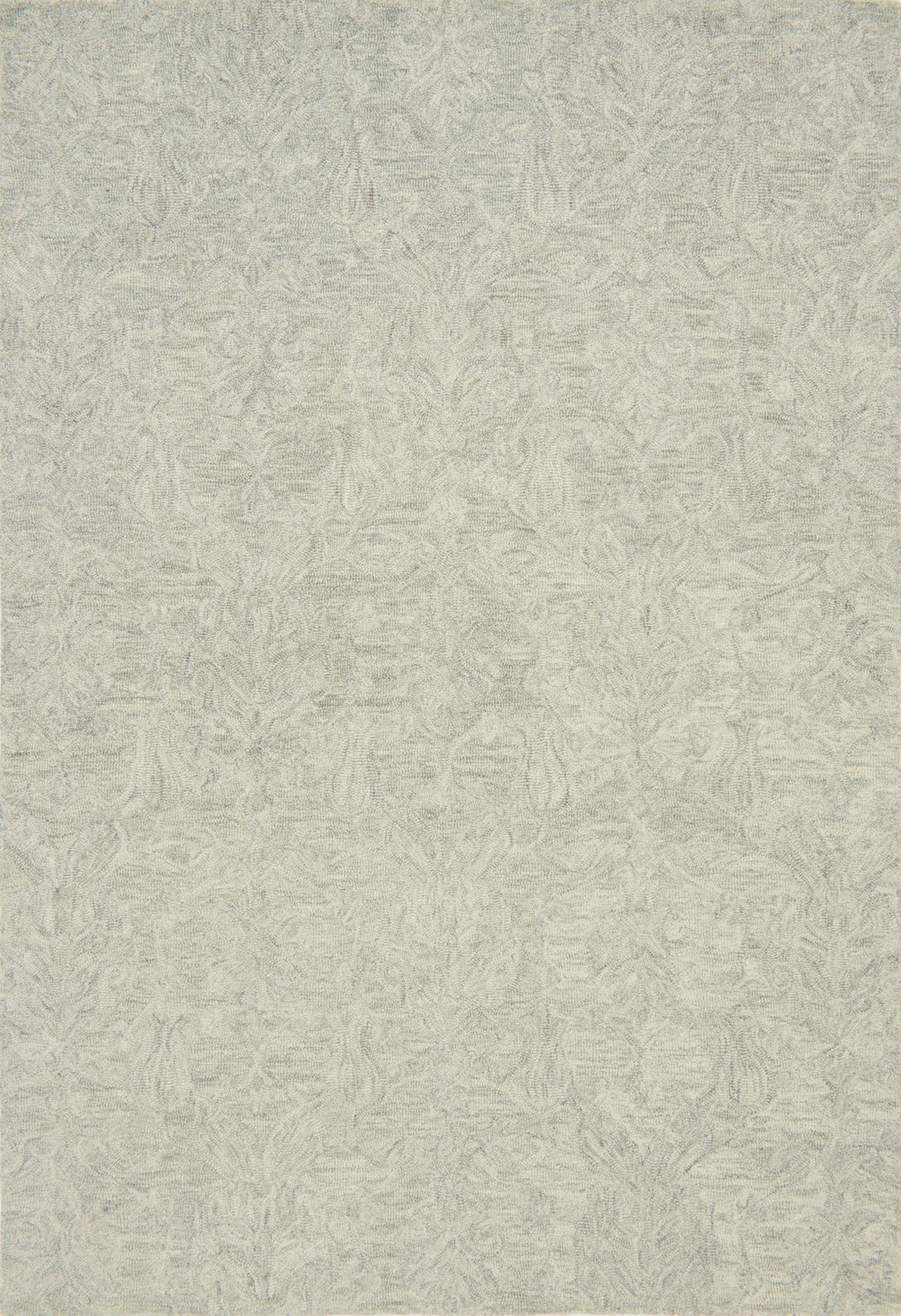 front view of Lyle Mist luxury Rug