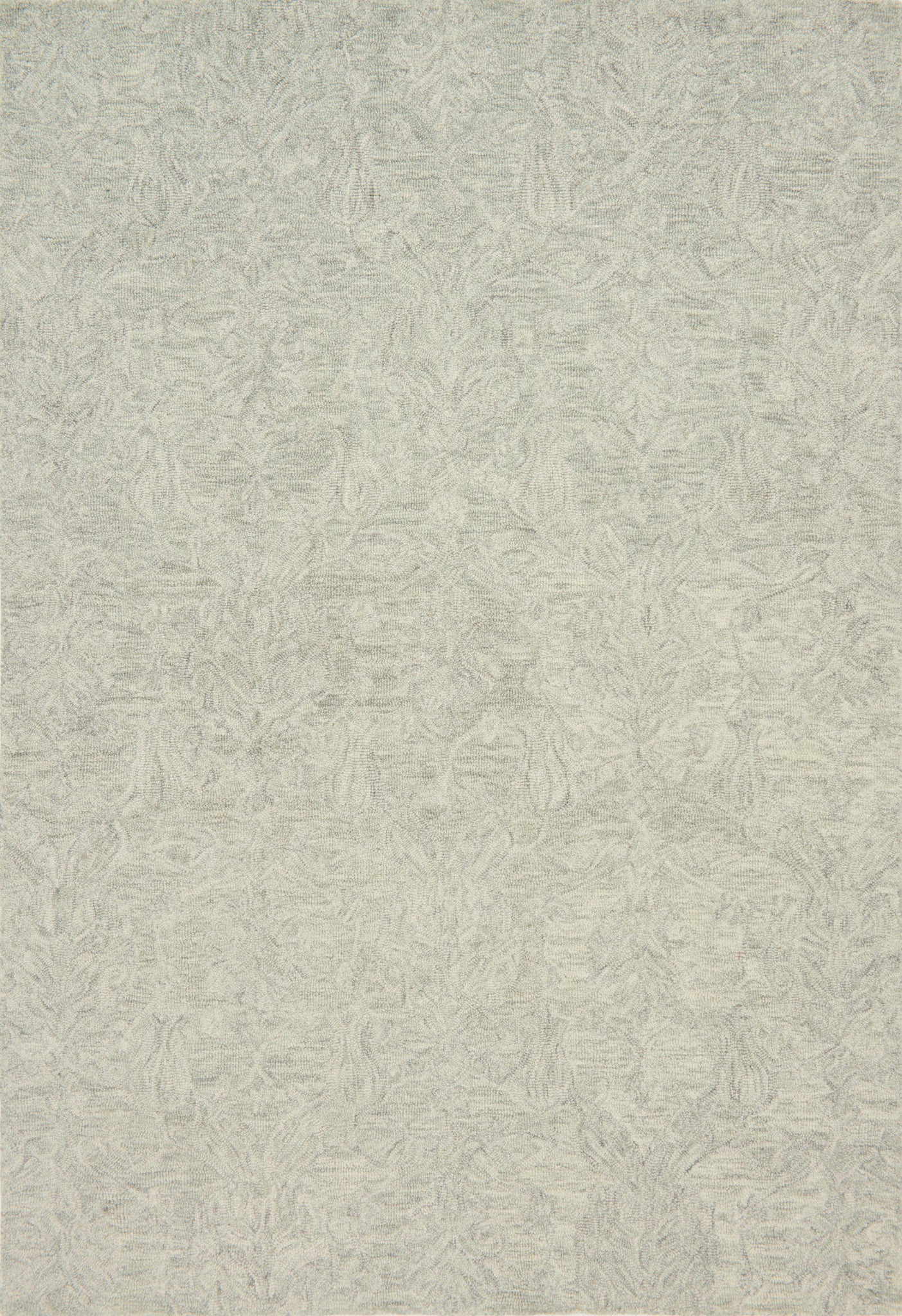 front view of Lyle Mist luxury Rug