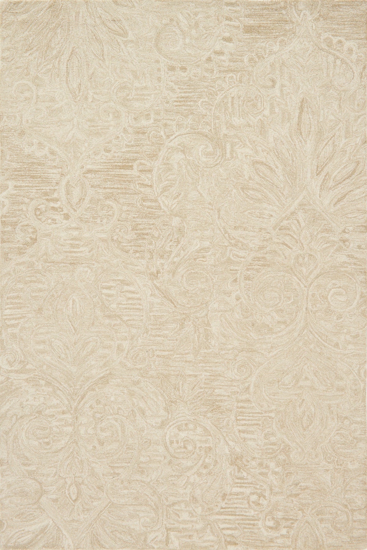 front view of Lyle Sand luxury Rug