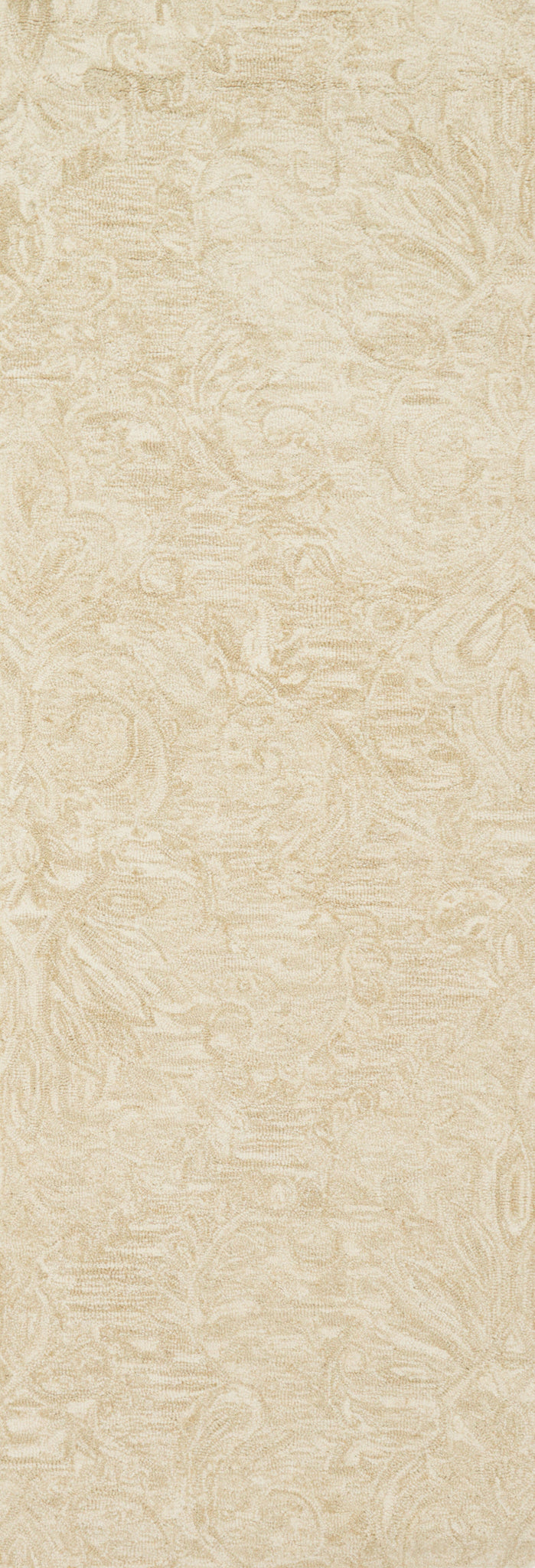 side view of Lyle Sand luxury Rug