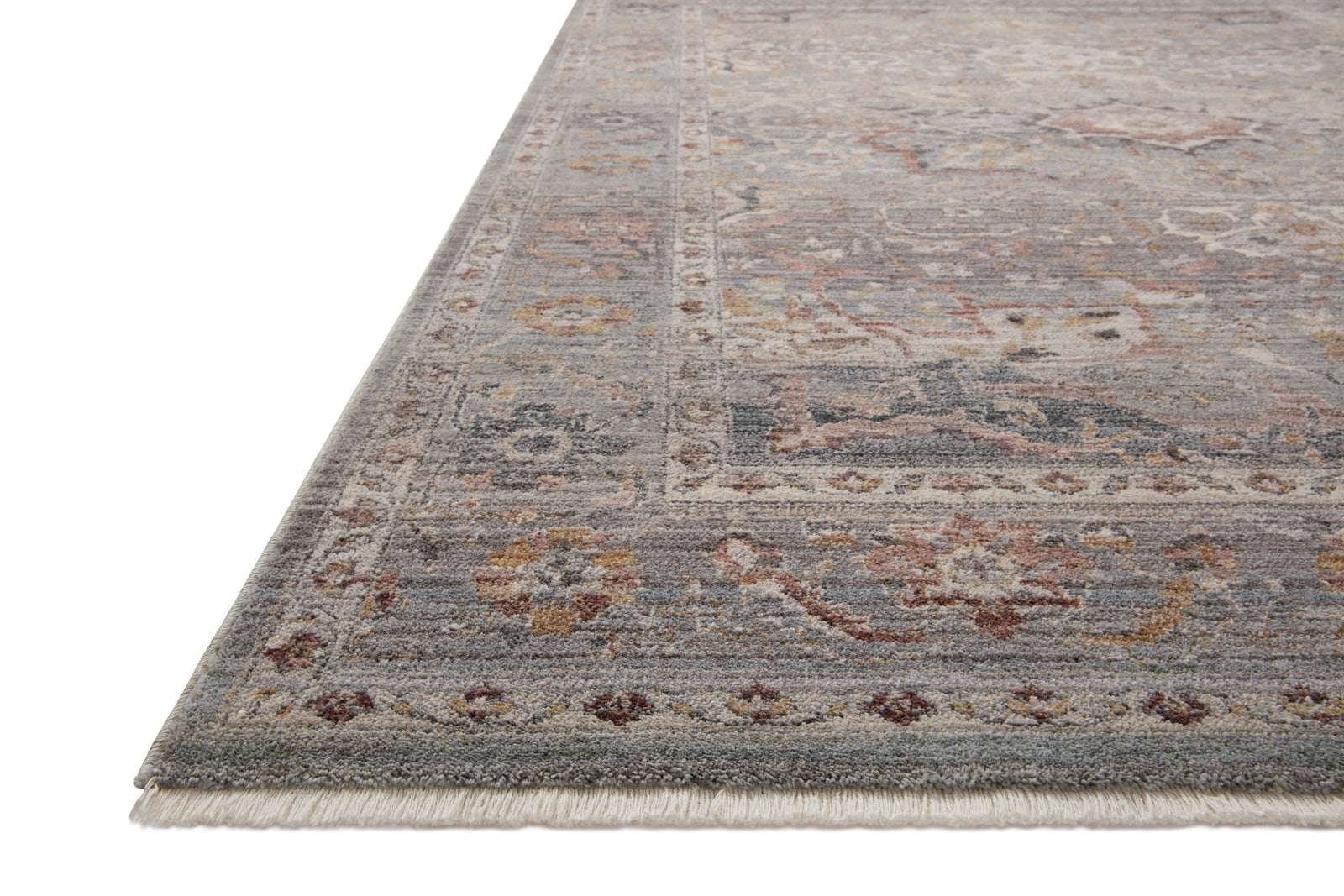 front view of Lyra Sky / Multi luxury Rug